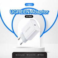 UGREEN ADAPTOR 20W PD FAST CHARGER WHITE
