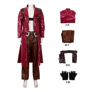 Devil May Cry Cosplay Dante Leather Windbreaker Anime Animation Costume