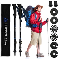 6.5 oz Extreme Ultralight Anti-Shock Carbon Trekking Poles - Incredibly Durable, Supremely Comfortab