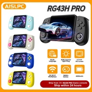 RG43H Pro Retro Handheld Game Console 4.3 Inch IPS Screen 1024×768 Built-in 18000+ Games Support WiF