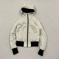 加拿大製 Canada Goose 加拿大鵝 女款 Dore Down Hoody 灰白 羽絨外套