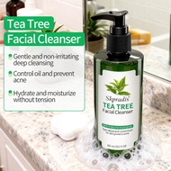 Ready Stock Tree Tea Facial Cleanser Gentle Non-Irritating Moisturizing Moisturizing Facial Cleanser