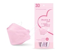 3D V-SHAPE แพ็ค 10 ชิ้น Double A Care หน้ากากอนามัยทางการแพทย์ 3D V-SHAPE SOFT FIT