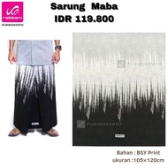 Sarung Rabbani Palestine Maba 110 White Black