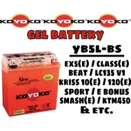 bateri BATTERY yb5 yb5L YB5L-B yb5l-bs KRISS-Starter/CT100/CT110/KRISS120/MR1/ACE115/lc135 v1/ex5 st