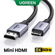 Ugreen 2.1 / 60hz mini HDMI To HDMI Cable Supports HDCP 2.3D dolby HDR For Projector / laptop / pc / raspberry pi