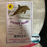 Pukat Jaring Ikan 050MM X 102MM (4") X 60MD X 91.4MTR / Mata Lintang / Warna Putih / Isi Kosong / KK