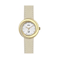 Paris Polo Club PPC-FA12-GD-WE Curved Crystal-set Bezel Women Watch
