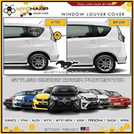 UNLOCK🔓 3D Rear Triangle Car Exterior Rear Side Window Cover Protector - Perodua Alza Wira Myvi Old 