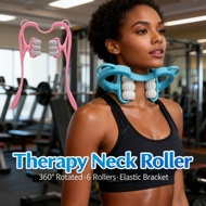 Pressure Shoulder Rollers 6 Therapy Hand Relief Massage Neck Massage Tool Point