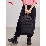 Anta Backpack Men Women Black Backpack High School College Students School Bag Computer Bag Travel19
