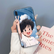 Anime Girl Tempered glass case vivo s1 pro X70 V11i V15 V20 Y15 Y17 Y20 Y50 Y72 Premium glass case
