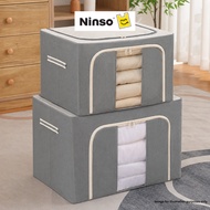 NINSO GWS Cloth Storage Box 66L / 100L | Foldable Storage Organizer Box | Large Capacity Storage | D