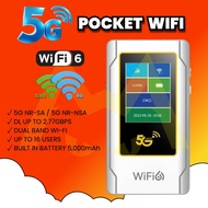 MOD REAL HIGH SPEED UP TO 2.77Gbps Pocket Modem 5G MiFi UNLIMITED Hotspot Router Portable WiFi Suppo