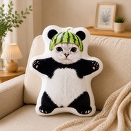 Bear Meow Pillow Pillow Panda Emoticon Pack Cute Special-Shaped Sofa Pillow Bedside Cushion