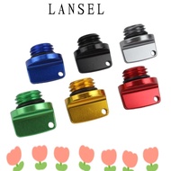 LANSEL1 Motorcycle Oil Cap, CNC Aluminum Oil Plug, Fastener Universal Engine Screw-On Engine Oil Cap
