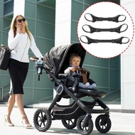 breezy Set of 3pcs Twin Strollers Connectors Adapter Set Easy Attachment Black