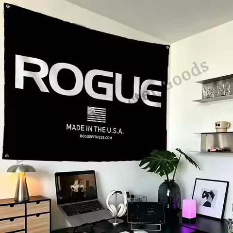 Rogue Barbell Club Flag Polyester Fabric Rustproof Grommets 50x70 60x90 70x115 100x150 150x200 cm De
