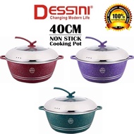 Periuk DESSINI 40cm Periuk Rendang Periuk Batu Granite Induction, Granite Ston Casserole Set Periuk 