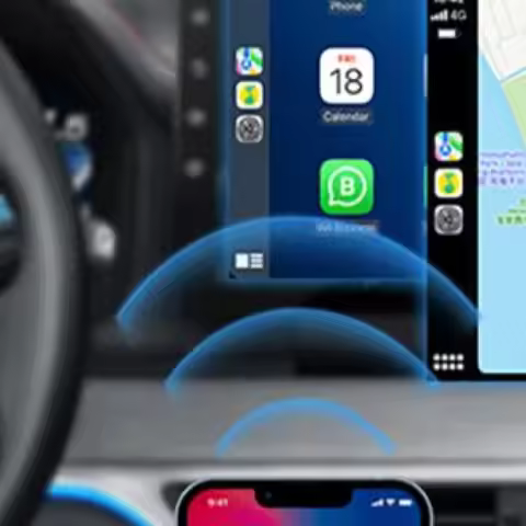 Upgraded Wireless Carplay Android Auto Adapter Plug&Play Smart AI Box BT CarPlay AI Box for OEM Wire