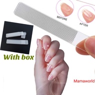 [With box] Nano glass nail file polisher with box/ pengilat kuku kaca nano glass
