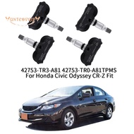 4Pcs TPMS Tire Pressure Sensor Parts Accessories for Honda Civic Odyssey CR-Z Fit 42753-TR3-A81 42753-TR0-A81