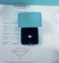 💓🎠 tiffany蒂芙尼1.07克拉鑽戒，E色VS1淨度 3EX切工，無螢光