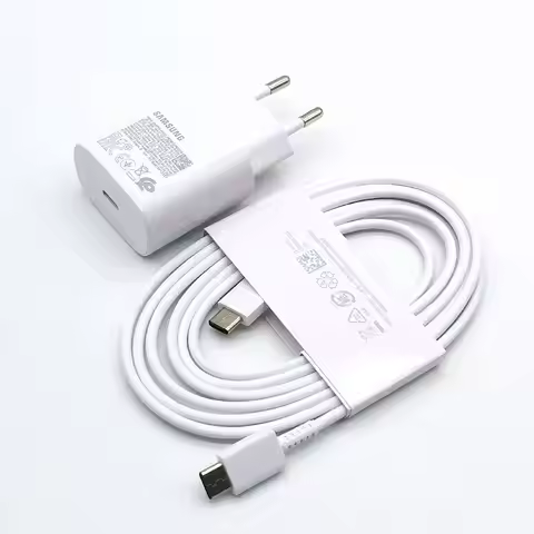 For Samsung Charger 25W Super Fast Charging Adapter 1.8M Type C Cable For Galaxy S20 S21 S22 S23 S24