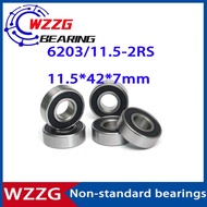 Non-standard bearing 6203/11.5-2RS   11.5*42*7mm   deep  groove  ball  bearing
