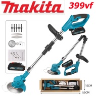 Makita เครื่องตัดหญ้าไร้สาย เครื่องตัดหญ้าแบตเตอรี่ เครื่องตัดหญ้าราคาถูก รถตัดหญ้าไฟฟ้า 199V แถมแบต