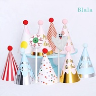 Blala Halloween Cake Topper Pumpkin Ghost Bat Decoration Cake Insert Cupcake Sign for Halloween Part