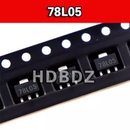 50pcs 78L05 SOT-89 7805 Voltage Regulator Circuit Three-End Voltage Regulator Circuit Chip IC SMD