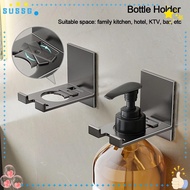 SUSSG Soap Bottle Holder Portable Wall Hanger Liquid Soap Shampoo Holder