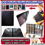 🇸🇬 ReadyStock - TCG 360/480 Slots Card Album/Binder /9 & 12 Pockets Game Card Album /Pokémon Cards C