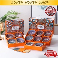 Bohemian Style Rice Bowl Porcelain Bowl Ceramic Bowl Mangkuk Keramik Soup Bowl Salad Bowl Tableware 