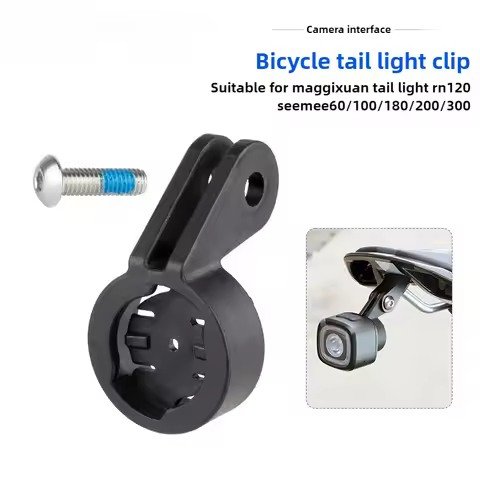 Light Holder For Magicshine RN120 SEEMEE60 100 180 200 300 Tail Light W/ GoPro Adaption MTB Bike Sad
