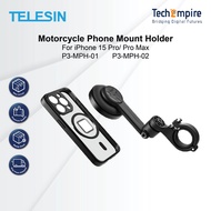 TELESIN Motorcycle Phone Mount Holder For iPhone 15 Pro / iPhone 15 Pro Max P3-MPH-01 / P3-MPH-02
