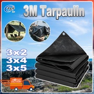 【Free Gift】Home Tarp 3x2m 3x4m 3x5m Tarpaulin sheet Tricycle sunshade Kanvas khemah Canopy camping k