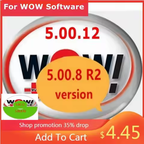 2024 Hot Sale W-ur-th WOW V5.00.12 WOW 5.00.8 R2 Software Multi-languages with Keygen For Tcs Multi-