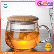 One Two Cups Gelas Cangkir Teh Tea Cup Mug Infuser Filter 420 ml - BDB