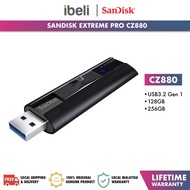 SanDisk Extreme Pro CZ880 128GB/ 256GB USB 3.2 Gen 1 Solid State Flash Drive