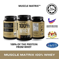 MUSCLE MATRIX 100% WHEY 30 SERVING MUSCLE RECOVERY, MUSCLE BUILD