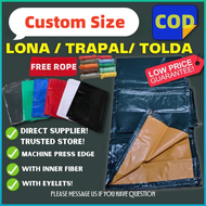 Trapal Waterproof Makapal Tarapal Tolda Lona Tarpaulin Luna Trapal Original Custom Size