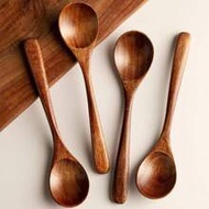 1/4/8pcs Small Wooden Spoons, 7inch/18cm Honey Spoons For Tea, Exquisite And Beautiful Home Dining T
