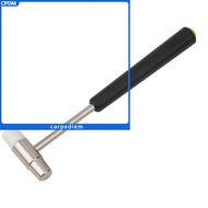 [Carpediem01] Small Hammer Repair Tool DIY Metal Rubber Hammer Double Head for Repair Watch