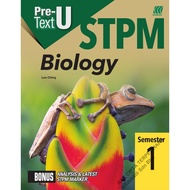 Sasbadi: Teks Pra + Pre U: Biologi + Biology: STPM Semester + Penggal + Term 1: PU24TBY1: 9789837735