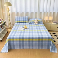 SUNLIGHT HOME Ga Giường kẻ sọc đơn giản Ga Trải Giường phẳng thoáng khí tấm bảo vệ nệm thoải mái