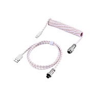 Customized Mechanical Keyboard Cable Aviation Plug Data Cable Detachable Aviation Plug Spring Cable 