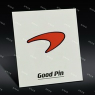 Mcclaren badge, F1 racing brooch, Norris, Piastri, collar pin