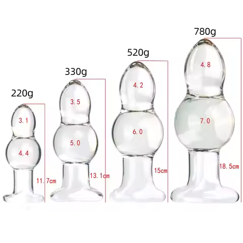 VaHppy Anal Pull Beads Toys Large 780g Diameter 7cm 2 beads Anal extension training stimula Anal Plu